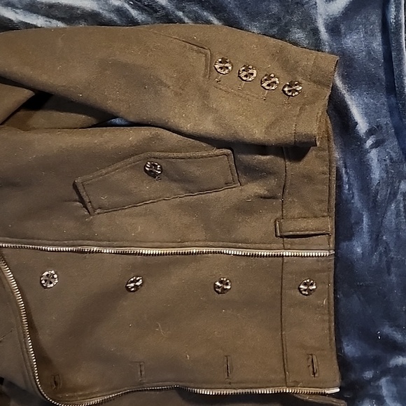 Affliction Men's 2XL Skull Peacoat - Picture 6 of 16